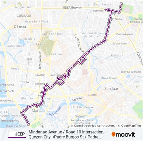 mindanao avenue direction|jeep Route: Schedules, Stops & Maps .